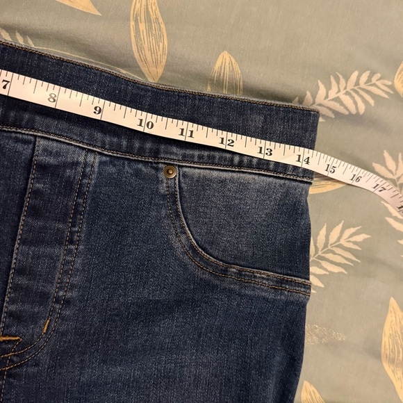 SPANX Dark Blue Skinny Jeans Size M - Picture 7 of 8